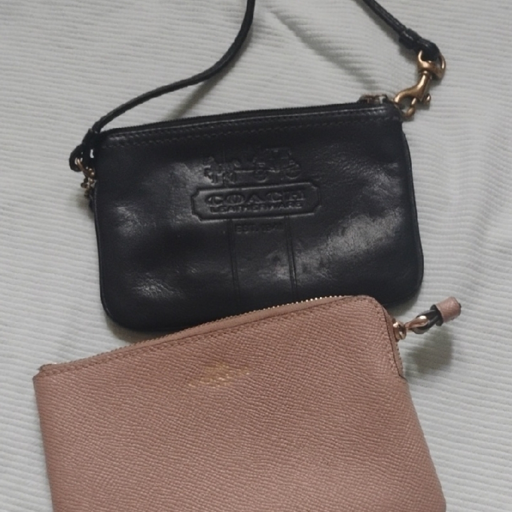 Coach Leather Wristlet Set Of 2 - Picture 4 of 8